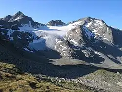 Piz Sesvenna a Vadret de Sesvenna