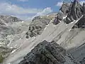Büllelejoch - pohled z Bodenalpe