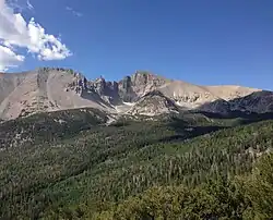 Wheeler Peak v pohoří Snake Range