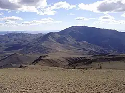 Pohled na hřeben hory Mt. Jefferson