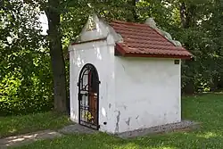 2014 Bogumin, Stary Bogumin, Kaplica Anioła Stróża na byłym cmentarzu cholerycznym 05.jpg