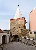 Dolní brána zvaná Vodní s domem fojta