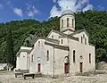 Chrám svatého Šimona Kananejského postavený během 9.-10. století, Nový Athos.