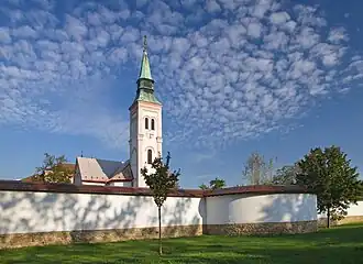 Španělská kaple postavená na místě pohřebiště padlých