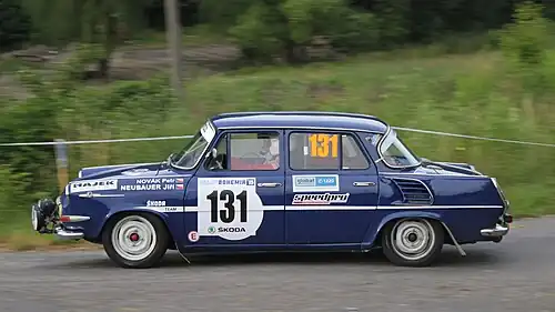 Škoda 1000 MB, Rally Bohemia Historic, 2015
