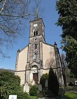 Vesnický kostel v Cunnersdorfu