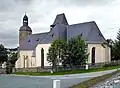 Kostel sv. Laurentia se Strážní věží v pozadí