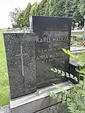 Náhrobek řezníka Karla Madeji