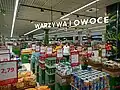 Interiér prodejny EUROSPAR v Gdyni v Polsku