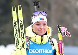 Markéta Davidová po sprintu na Mistrovství světa 2023