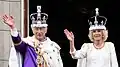 Britský král Karel III. a královna Camilla, 2023