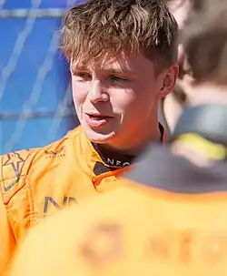 Barnard při Berlínské E-Prix