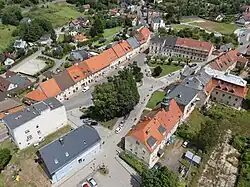 pohled na náměstí