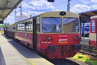 Hvozdnický expres ve stanici Opava východ