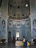 Interiér paláce Borromeo na ostrově Isola Bella