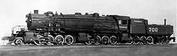 Lokomotiva Triplex výrobce Baldwin Locomotive Works