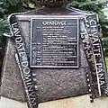 Malý obelisk – detail historie obce Opatovce v datech
