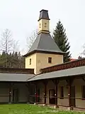 Rohová budova kotelny