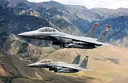 Letouny F-15E 366. stíhacího křídla
