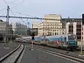 Jednotka v běžném provozu ve stanici Praha hlavní nádraží
