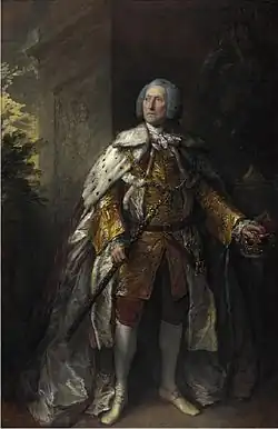 Portrét 4. vévody z Argyllu z roku 1767 (Thomas Gainsborough, Skotská národní galerie)