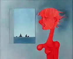 Mikuláš Medek, Křik (1954), Alšova jihočeská galerie v Hluboké nad Vltavou