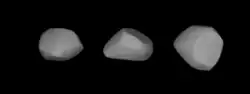 Zakřivený 3D model planetky