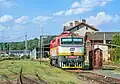 Lokomotiva 754.012 DKV Brno ve Valašském Meziříčí