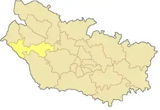 Kanton na mapě departementu Somme