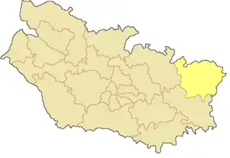 Kanton na mapě departementu Somme
