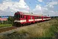 Motorový vůz 843.017 v Košťálově
