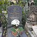 Hrob Antonína Jedličky na Vyšehradském hřbitově.