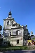 Budova pošty na Výstavišti 1891