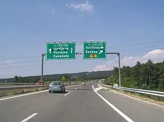 Před MÚK Gabrk