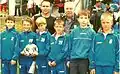Josef Masopust a Jan Skorkovský na fotbalovém turnaji žáků, Česká Kamenice, (r. 2003)
