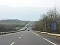 E25 na hranicích Lucemburska s Francií