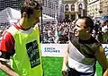 Jan Skorkovský a Petr Čech, Praha-Náměstí Republiky (r. 2005)
