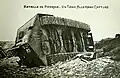 Převrácený A7V u Villers-Bretonneux