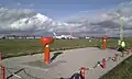 Soustava transmisometru (vysílač a přijímač) / AGIVIS 2000 Runway Visual Range System