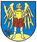 Neufeld an der Leitha – znak