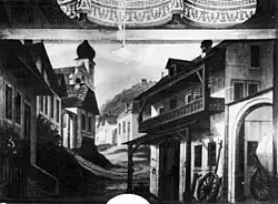 Alois Gustav Schulz: Divadelní dekorace (Zámecké divadlo Nové Hrady)