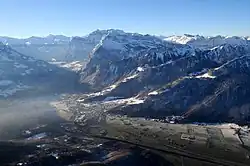 Pohled na údolí Linthal