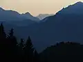 Večerní atmosféra na Passo Duràn