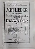 Acht Lieder im Volkston