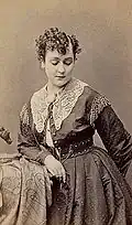Herečka Adah Menken, rond 1870