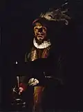 Adam De Coster: Zpěvák se svíčkou, 1620