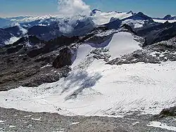 Ledovec Vedretta di Nardis a Adamello