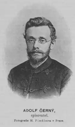 Portrét českého básníka Adolfa Černého (1892)