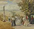 Adolf Kašpar – Pouť na Svatém Kopečku (1909)
