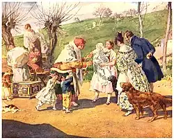 Ilustrace "Babička" vydání 1924
